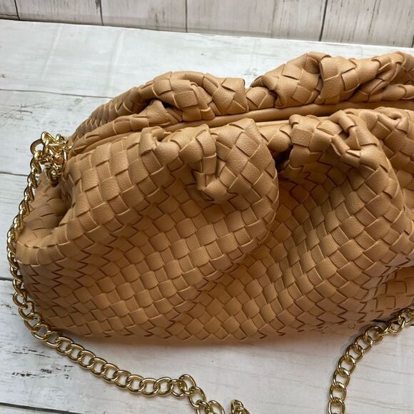 Grey Label The Pouch Leather with Metal Chain/Tan - Picture 3 of 12